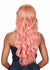 BYD LACE H ROME Barbie Doll Style Wig Coral Peach Zury Hollywood UK Back View
